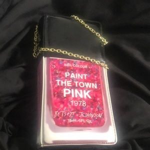 Betsy Johnson : Paint The Town Pink 1978 Purse